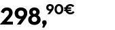 298,90€