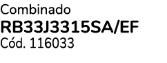 Combinado RB33J3315SA/EF C d. 116033