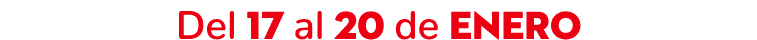 Del 17 al 20 de enero