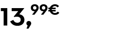 13,99€
