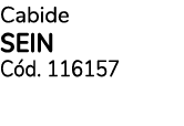 Cabide SEIN C d. 116157