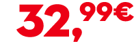 32,99€
