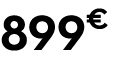 899€