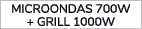 Microondas 700W + Grill 1000W 