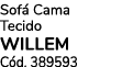 Sof Cama Tecido WILLEM C d. 389593