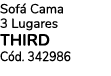 Sof Cama 3 Lugares THIRD C d. 342986