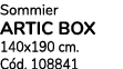 Sommier ARTIC BOX 140x190 cm. C d. 108841