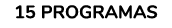 15 PROGRAMAS