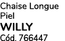 Chaise Longue Piel willy C d. 766447 