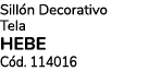 Sill n Decorativo Tela HEBE C d. 114016