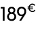 189 € 00
