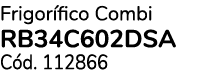 Frigor fico Combi RB34C602DSA C d. 112866