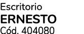 Escritorio ERNESTO C d. 404080