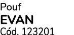 Pouf EVAN C d. 123201