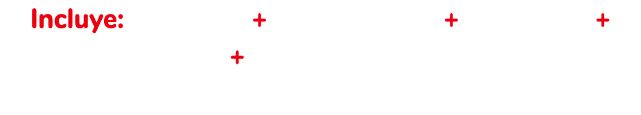Incluye: Campana + Placa y horno + Fregadero + Grifo + Encimera laminada