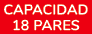 Capacidad 18 pares