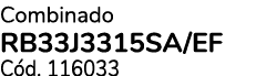 Combinado RB33J3315SA/EF C d. 116033