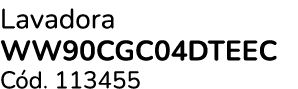 Lavadora WW90CGC04DTEEC C d. 113455