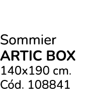 Sommier ARTIC BOX 140x190 cm. C d. 108841