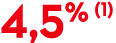 4,5% (1)