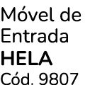M vel de Entrada hela C d. 9807