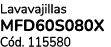 Lavavajillas MFD60S080X C d. 115580