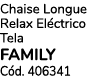 Chaise Longue Relax El ctrico Tela family C d. 406341
