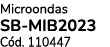 Microondas SB MIB2023 C d. 110447 
