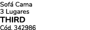 Sof Cama 3 Lugares THIRD C d. 342986