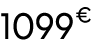 1099 € 00