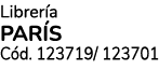 Librer a PAR S C d. 123719/ 123701