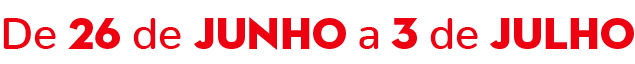 De 26 de Junho a 3 de julho
