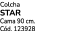 Colcha STAR Cama 90 cm. C d. 123928