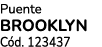 Puente BROOKLYN C d. 123437