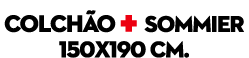 COLCH o + sommier 150x190 cm. 