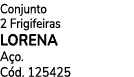 Conjunto 2 Frigifeiras LORENA A o. C d. 125425