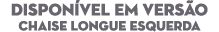 DISPON VEL EM VERS O chaise longue esquerda