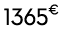 1365€ 00