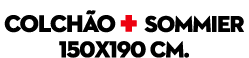 COLCH o + sommier 150x190 cm. 