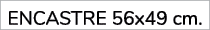 encastre 56x49 cm.