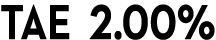 TAE 2.00%
