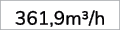 361,9m³/h