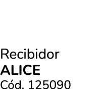 Recibidor alice C d. 125090