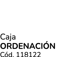 Caja ORDENACI N C d. 118122