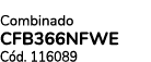 Combinado CFB366NFWE C d. 116089