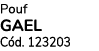 Pouf gael C d. 123203