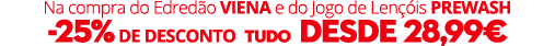 Na compra do Edred o viena e do Jogo de Len is Prewash 25% de desconto Tudo desde 28,99€