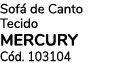 Sof de Canto Tecido mercury C d. 103104