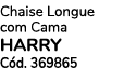 Chaise Longue com Cama HARRY C d. 369865