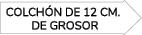 colch n de 12 cm. de grosor